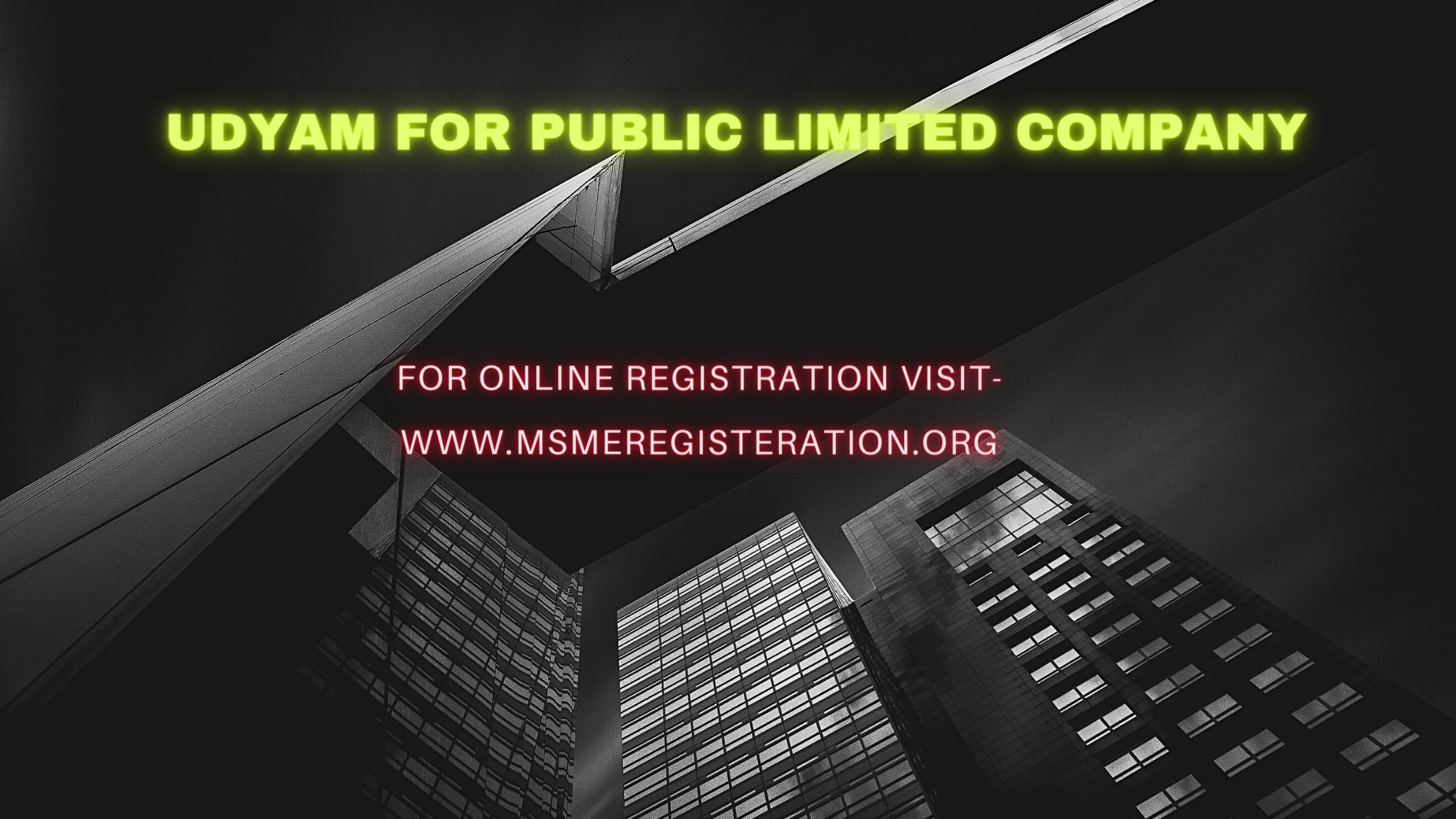 Udyam for Public Limited Company